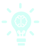 Ampoule avec un cerveau pour montrer l'idée et l'innovation